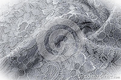 Texture background image, black and white fabric with a pattern Stock Photo