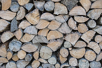 Texture, background - natural wood. Stock Photo
