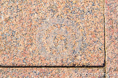 Texture, background, pattern. The curbstone is red. Granite array Stock Photo