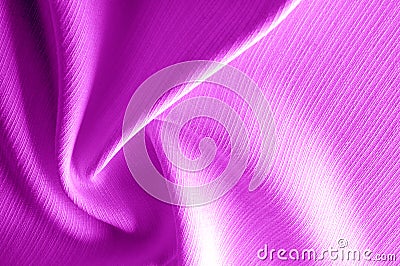 Texture, background, pattern. Pink red jacquard fabric. Bring elegance to your design with this magnificent wine geometric satin Stock Photo