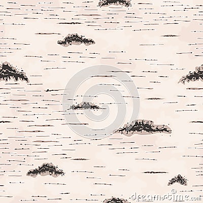 Texture of birch bark Vector Illustration