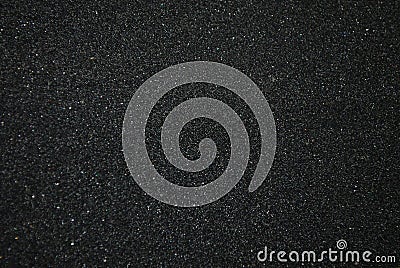 Texture of black sandpaper close-up. Small parts Stock Photo