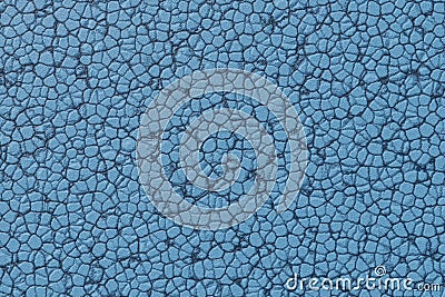 Texture blue leather cracked. Abstract natural skin pattern surface animal dinosaur, crocodile. 3D rendering Stock Photo