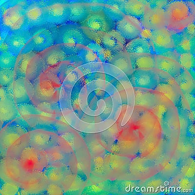 Texture with blurry circles light abstraction for a background Stock Photo