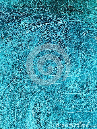 Texture bright colors lines on blue background. Bright turquoise pattern. Abstract turquoise neural network connection full frame Stock Photo