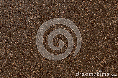 Texture brown leather cracked. Abstract natural skin pattern surface animal dinosaur, crocodile. 3D rendering Stock Photo