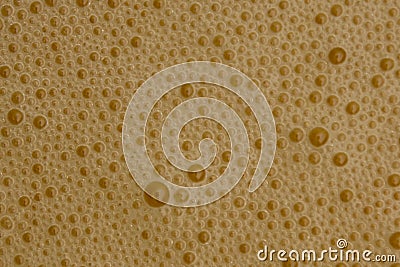 texture. bubbles of drink froth. Extreme close-up macro. Above view. Healthy eating diet concept Stock Photo