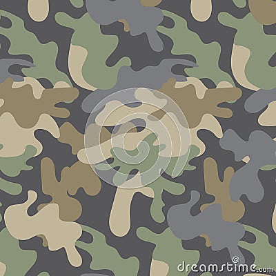 Texture camouflage military army repeats Vector Illustration