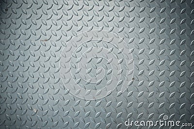 Texture of checker plate flooring, Floor metalic texture, Background. Stock Photo