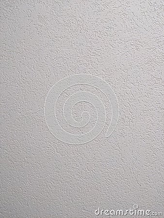 Texture of clean cement plaster with pattern on a white wall, for background Stock Photo