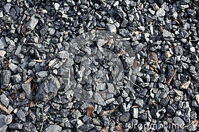 The texture of the coal Stock Photo