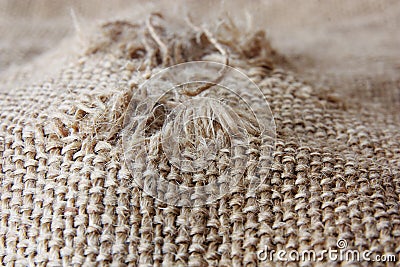 Texture of coarse cloth Stock Photo