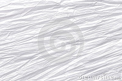 Texture of crumpled paper, white background Stock Photo