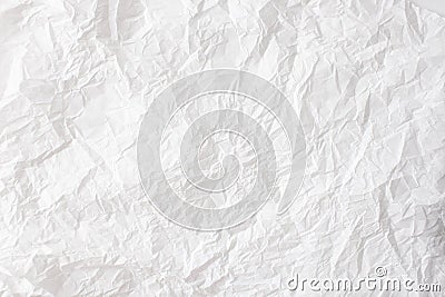 Texture of crumpled white paper Stock Photo