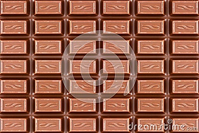 Texture of dark brown chocolate bar Stock Photo