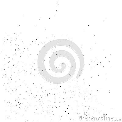Texture dots black blobs ink sketch drawn by hand Vector Illustration