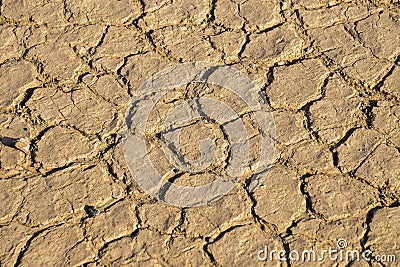 Texture of dry chunks earch soil Stock Photo