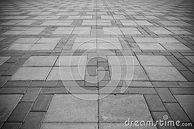 Texture of exposed cement floor tiled. Stock Photo