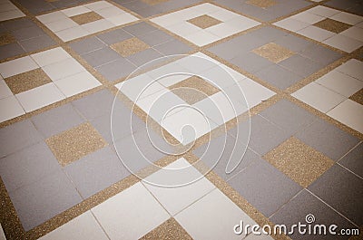 Texture of exposed cement floor tiled. Stock Photo