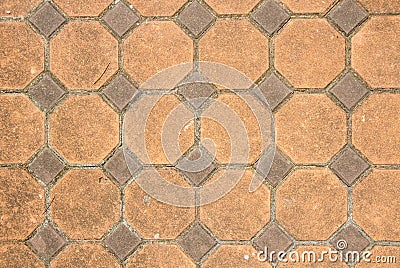 Texture of exposed cement floor tiled Stock Photo
