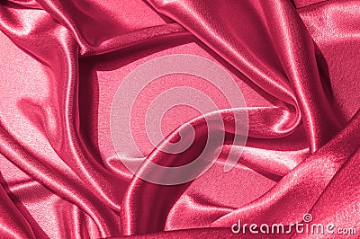 Texture, fabric, background. Abstract background of luxury fabric or liquid waves or wavy grunge crease silk textures of satin Stock Photo