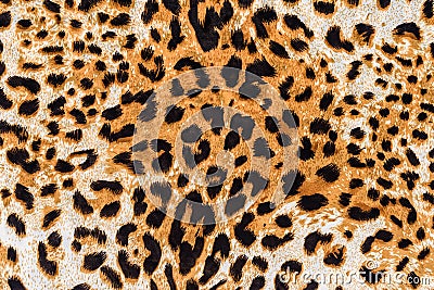 Texture of fabric striped leopard Stock Photo