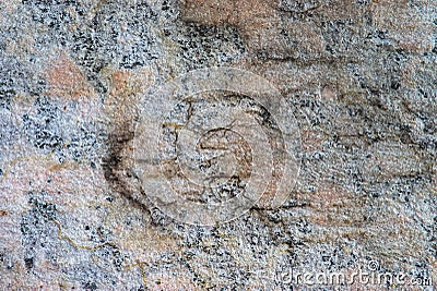 Texture, fake orange gray marble surface Stock Photo