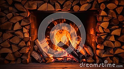 The texture of the fiery coals of a campfire. smoldering fire Stock Photo
