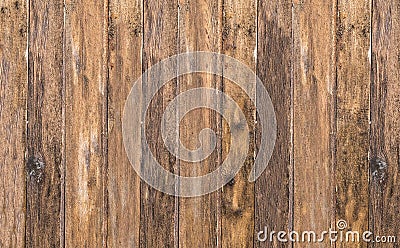 Texture of a folded board old weather-beaten brown with vertical lines grunge Stock Photo