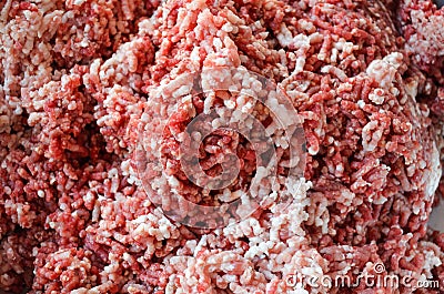 Texture of forcemeat Stock Photo