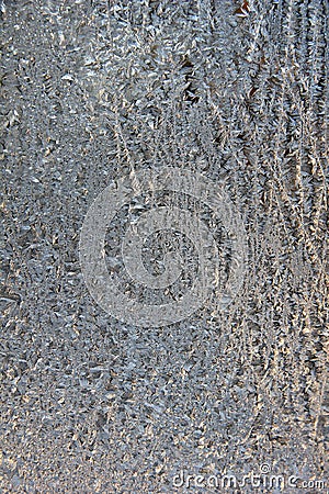 Texture of frosted glass. Winter pattern. Stock Photo