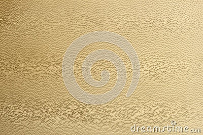 Texture of genuine leather close-up, beyge yellow color print. For your background, backdrop Stock Photo