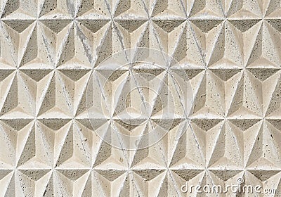 Texture of geometric triangular tiles Stock Photo