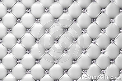 Texture with Leather for luxury sofa use background for background design. Gray soft tapestry pattern background with diamonds Stock Photo