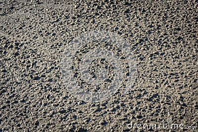 Texture of liquid concrete mixed with sand Stock Photo