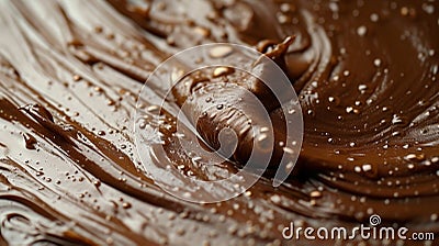 Texture of liquidlike bubbling mud with its smooth and constantly shifting surface resembling a painting in motion Stock Photo