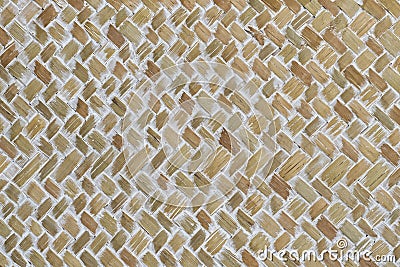 The texture made of seagrass basket bottom. Natural grass weave for use as background Stock Photo