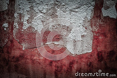 Texture of a medieval old plaster wall in Venice. Italy Stock Photo