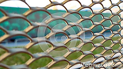 Texture of metal lattice color Stock Photo