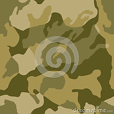 Texture military camouflage repeats seamless army green hunting for substance design Vector Illustration