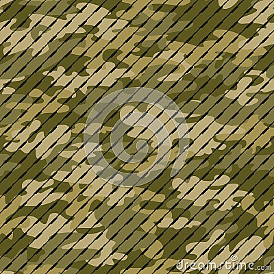 Texture military camouflage repeats seamless army green hunting for substance design Stock Photo