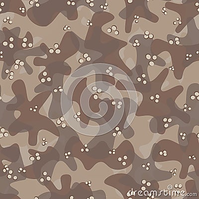 Texture military camouflage seamless pattern. Abstract army vector illustration Vector Illustration