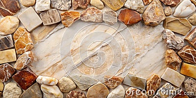 Texture of natural handmade stone Generative By AI Stock Photo