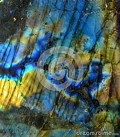 Texture of natural labradorite stone, as nice natural background Stock Photo