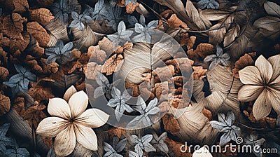 Texture and Nature Harmony Stock Photo