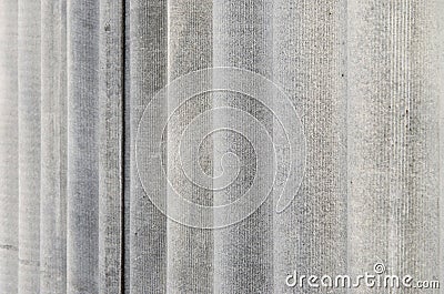 The texture of an old asbestos house roof in a village or an old Stock Photo