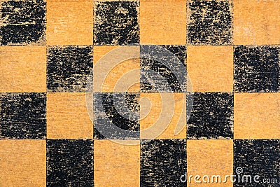 texture old scratched chess board.checkerboard background Stock Photo