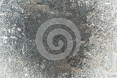 Texture of old scratched concrete wall, dark spot on wall Stock Photo