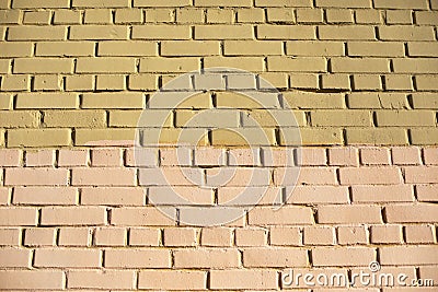 Texture painted brick. Stonework. Architecture details Stock Photo