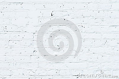 Texture of painted, plastered brick wall, prepared for drawing creative graffiti. For backgrounds and backdrops Stock Photo